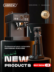 HiBREW G5 48mm Conische braam Elektrische Koffiemolen Compacte Draagbare Koffiebonenmolen Keuken voor Espresso Turkse Koffie