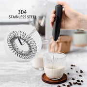 Milk Frother Handheld Mixer Foamer Coffee Maker Egg Beater Chocolate/Cappuccino Stirrer Mini Portable Blender Kitchen Whisk Tool