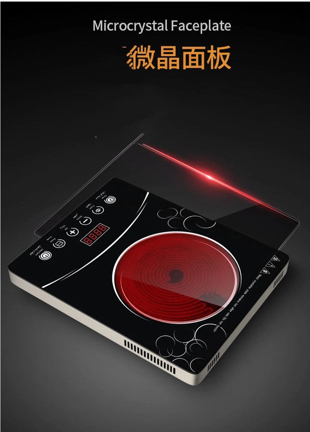 110V-220V Electric Pottery Stove Cooking Hot Pot Porridge Soup Frying Barbecue Induction Cooker 3500W