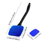 Car Cleaning Wash Tool with Long Handle Car Window Cleaner Washing Kit Windshield Wiper Microfiber Wiper Cleaner Cleaning Brush