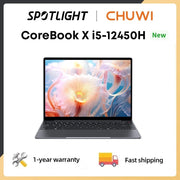 CHUWI Corebook X 2024 Laptop i5-12450H 8Cores 14 inch FHD IPS Screen 16GB RAM 512GB SSD WIFI 6 Windows 11 Gaming NoteBook PC