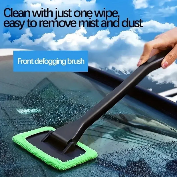 1PC Windshield Wash Tool Window Cleaning Brush Kit Car Accessories Interior Car Wiper Long Handle