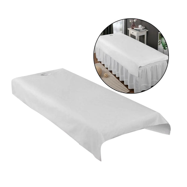 Massage Massage SPA Couch Cover with Hole - Solid Couch Professional Soft Massage Bed Cover - Salon Massage Fitted Sheet