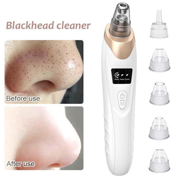 Electric Facial Blackhead Remover Vacuum Pore Cleaner Acne Cleanser Black Spots Removal Face Nose Deep Cleaning tools