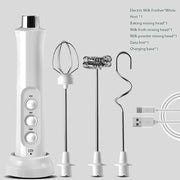 3 In 1 Portable Electric Milk Frother Mini Foam Maker Handheld Foamer High Speeds Drink Mixer Coffee Foamer Food Blender