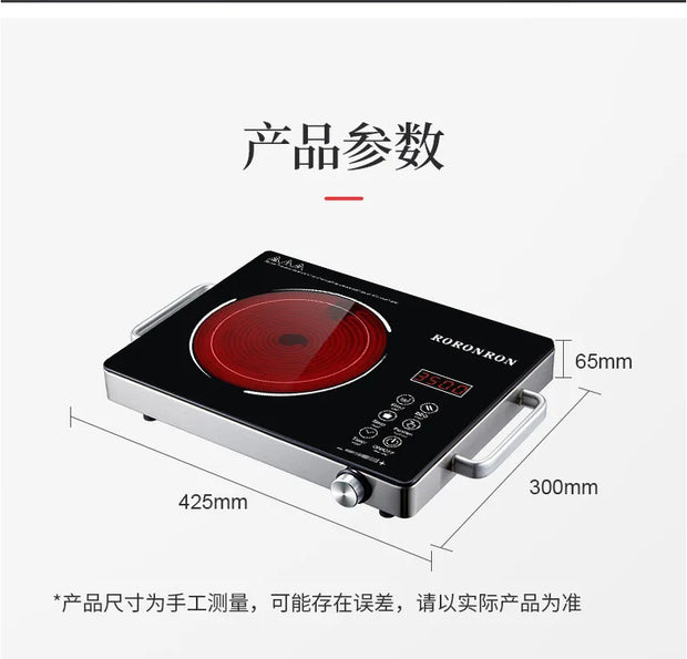 110V-220V Electric Pottery Stove Cooking Hot Pot Porridge Soup Frying Barbecue Induction Cooker 3500W