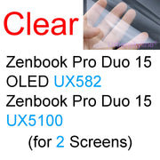 Screen Protector for ASUS Zenbook DUO UX481 UX482 UX582 UX8402 UX8406 Flip UX561 UX363 UX490 OLED HD Clear Matte Frosted Film