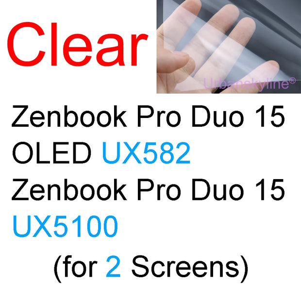 Screen Protector for ASUS Zenbook DUO UX481 UX482 UX582 UX8402 UX8406 Flip UX561 UX363 UX490 OLED HD Clear Matte Frosted Film