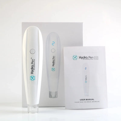 CE H2 Portable wireless hydra pen with serum storage space in cartridges Device For Face Cleaning