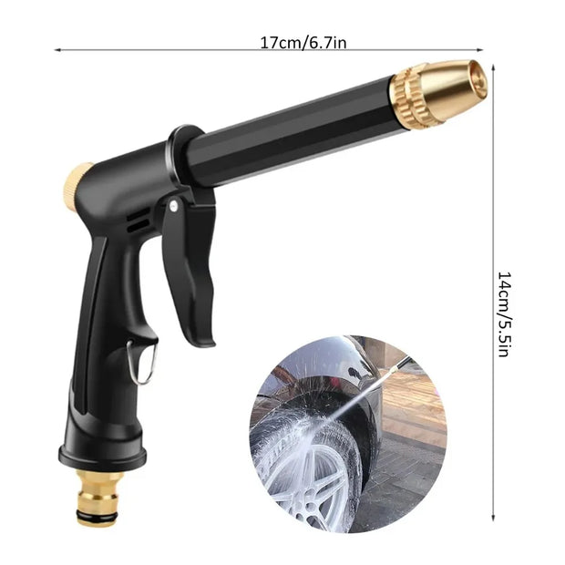 High Pressure Water Sprayer Heavy Duty Hand-held Washer Guns Jet Garden Watering Hose Nozzle Sprinkler Car Cleaning Wash Tool