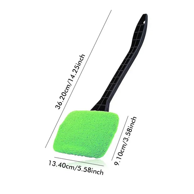 Car Cleaning Wash Tool with Long Handle Car Window Cleaner Washing Kit Windshield Wiper Microfiber Wiper Cleaner Cleaning Brush