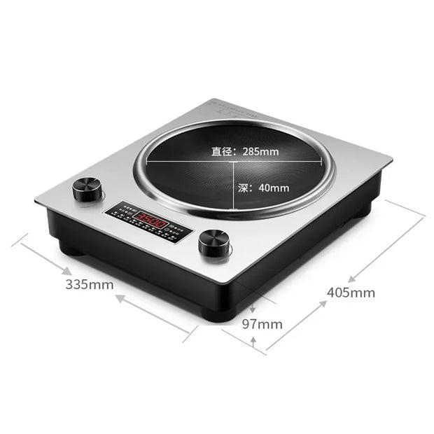 Electric Stove Concave Induction Cooker Wok Hot Pot 3500W High Power High Power Stir-fry Commercial Induction Cooktop 3500W