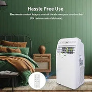 Portable Air Conditioner with Heat 12000 BTU,Portable AC Unit with Dehumidifier & Fan, Cools & Heats up to 400 Sq.ft,Remot