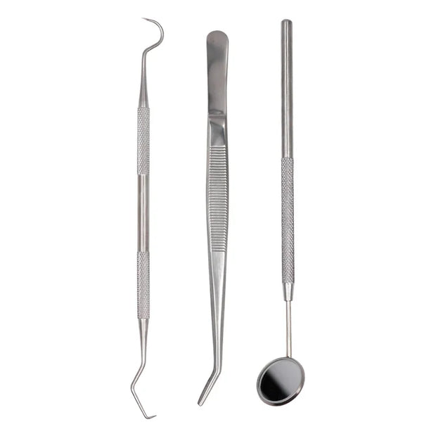 Dental Instrument Dentist Kit Tooth Cleaning Tools Mouth Mirror Probe Hook Pick Tweezer Set Dentistry Dentist Prepare Tool