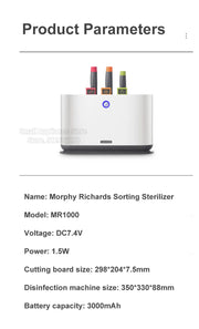 Morphy Richards UV Sterilizer Portable Home Kitchen Appliances Wireless Cutting Board Knife Sterilizer 3000mAh Rechargeable