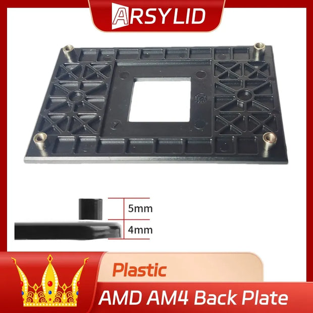 ARSYLID Mounting Bracket for AMD AM4 AM5 Metal Backplane Original Ryzen 7 5800x 5600g Iron