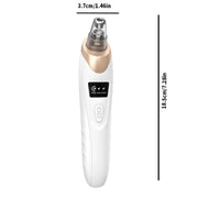 Electric Facial Blackhead Remover Vacuum Pore Cleaner Acne Cleanser Black Spots Removal Face Nose Deep Cleaning tools