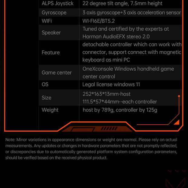 Original OneXPlayer X1 AMD Ryzen 7 8840U Laptop Tablet 3 IN 1 PC Game Console 10.95" Windows 11 Handheld Controllers AI Computer