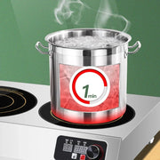 Commercial Induction Cooker Two-head High-power Claypot Stove 3500W Induction Cooker Double-head 2-eye Flat Induction Cooktop