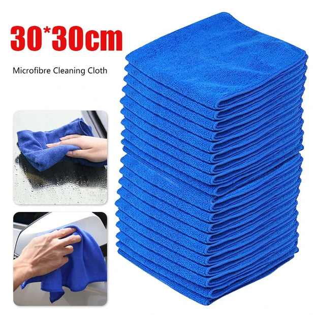 1-20Pcs Microfiber Towels Car Wash Drying Cloth Towel Household Cleaning Cloths Auto Detailing Polishing Cloth Home Clean Tools