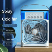 Xiaomi MIJIA 3 In 1 Air Humidifier Fan Portable Air Conditioners USB Electric Fan Air Cooler LED Night Light Water Mist Fun Home