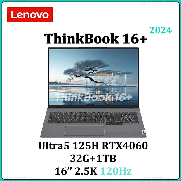 [HOT SALE!] Lenovo Thinkbook 16+ 2024 U9/U5/U7 2024 32G+1TB SSD 4060/UMA 16inch 3.2K/2.5K  165Hz/120Hz M.2 2242 PCIe Gen4