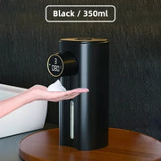 2023 New IPX6 Automatic Foam Soap Dispenser HD LED Display Liquid Soap Dispensers Bathroom Infrared Sensor Hand Washing Machine