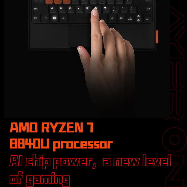 Original OneXPlayer X1 AMD Ryzen 7 8840U Laptop Tablet 3 IN 1 PC Game Console 10.95" Windows 11 Handheld Controllers AI Computer